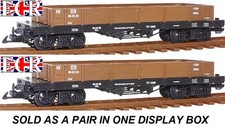 A PAIR OF BROWN G SCALE 45mm