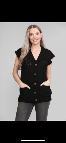 Ladies sleeve less knitted - ladies,