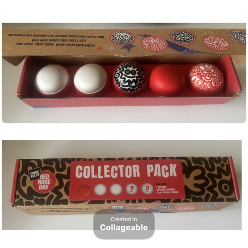 Red nose day - red, doodle