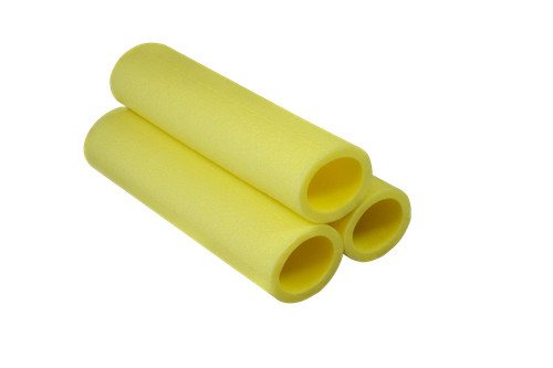 Scaffold pole padding yellow - scaffold,