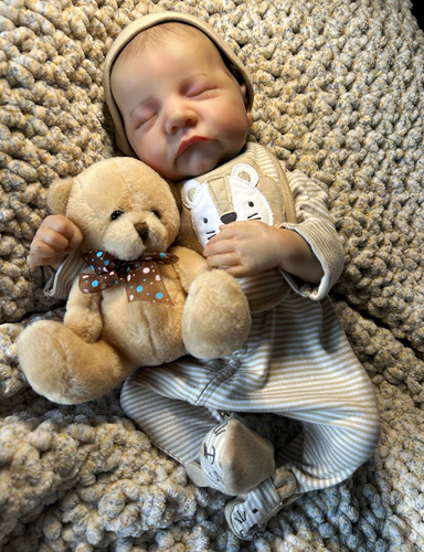 Sleeping vinyl baby - sleeping, doll,