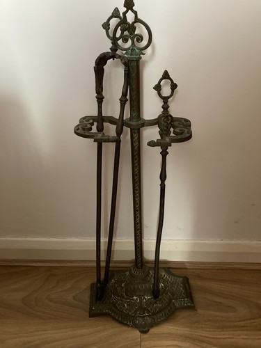 Antique french fireside - antique,
