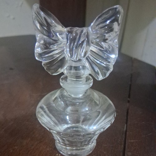 Vintage clear crystal glass - clear,