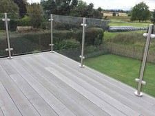 10mm glass brushed ss316 - glass,
