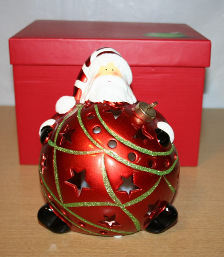 Qvc santa ornament flameless - ornament,