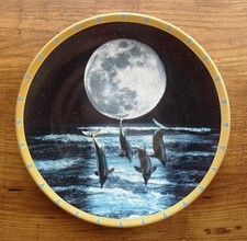 Moonlight Fantasy Plate Collection Moonlight Fantasy Dolphin Plate  By Lenox