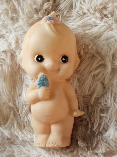 Vintage kewpie rubber doll - rubber,