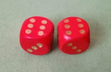 Monopoly SET OF RED WOODEN