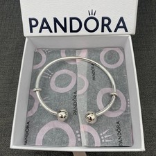 NEW Genuine Pandora Moments Open Bangle S925 ALE Size 19cm with package