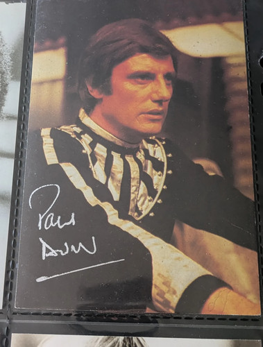 Actor paul darrow autographed - paul,