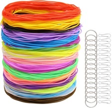 Plastic Lacing Strings, 200 Pieces DIY Handmade Craft Gimp Cord... 