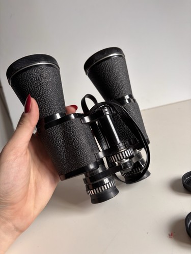 Vintage binoculars with case - binoculars,