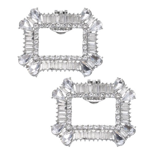 2pcs rhinestone shoe - 2pcs, clips