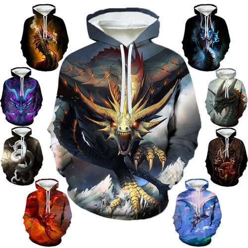 New funny dragon printing - 3d,