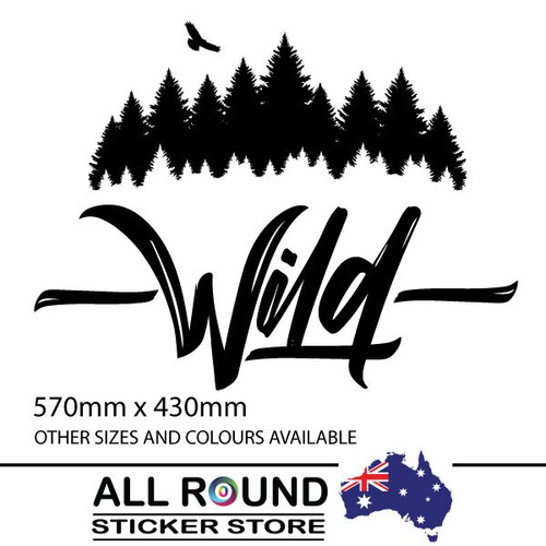 Wild motorhome sticker - motorhome,