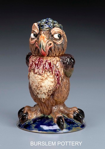 Burslem pottery grotesque bird - burslem,