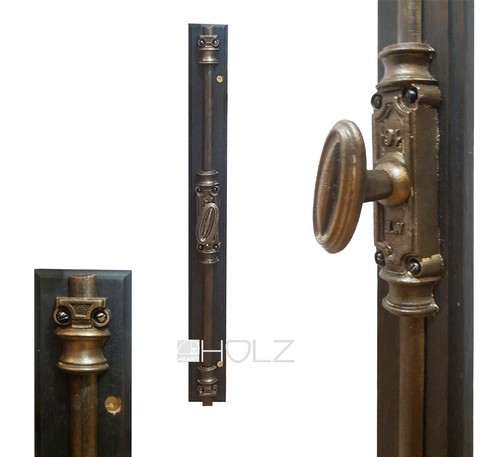 Antique french window rod - rod, 61cm