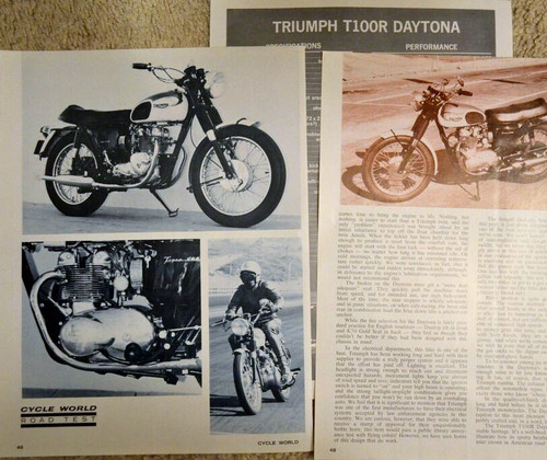 1967 triumph t100r - 1967, daytona
