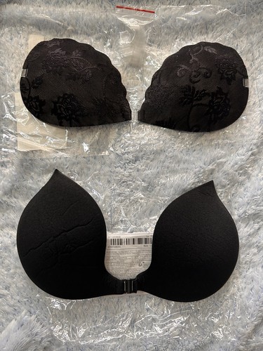 Black lace front fastening - 2,