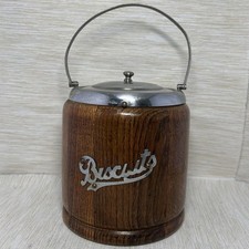 Vintage Oak Wood Biscuit