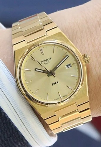 Tissot prx gold men - prx,