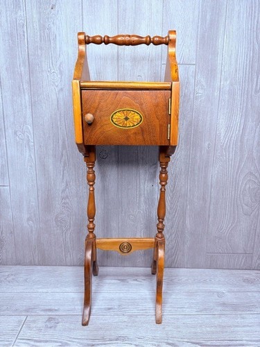 Antique wood inlay smoking