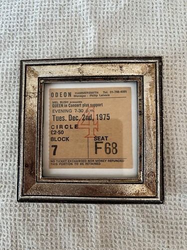 Queen concert ticket - concert,