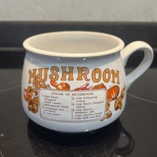 Vintage Mushroom Soup Mug