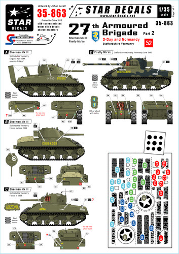 Star decals 863 - decals,