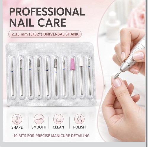 10pcs diamond nail - nail, drill