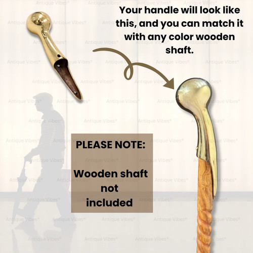Inch solid brass walking - 7,