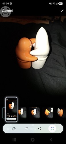 Novelty salt and - pepper, 2