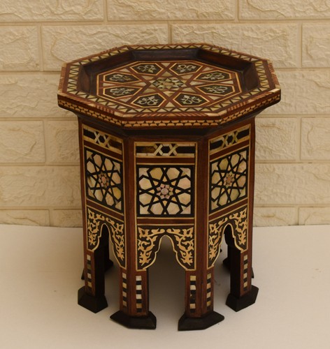 Moroccan handmade h wood - handmade, 13"
