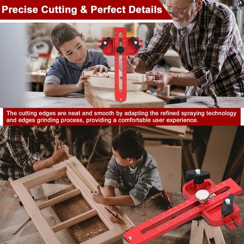 Dual scale table saw - saw, jig