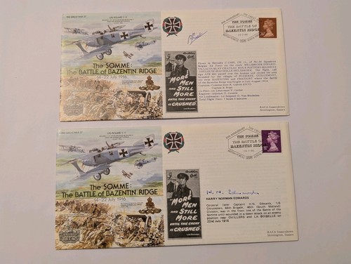 Ww1 the great war signed - signed, fdc