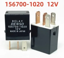 156700-1020 Denso 12V 4-Pin Multi Use Black Relay Daihatsu Subaru Car Japan Part