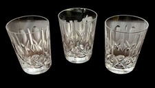 WEBB CORBETT SET OF 3 WHISKEY TUMBLERS  10 CM HIGH SH58