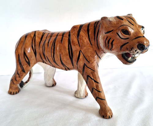Vintage tiger figurine paper - vintage,