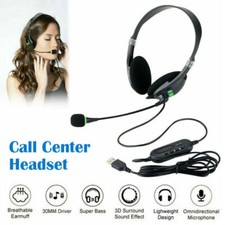 USB Wired Headset Call Centre
