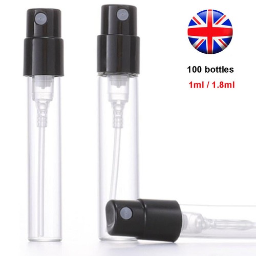 100x 1ml 2ml empty glass - 1ml,