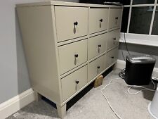IKEA Bryggja chest of 9 drawers beige