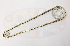 Heavy Duty Chain & Sprockets Set Gold for Kinroad XT250-16 Cyclone Cruiser