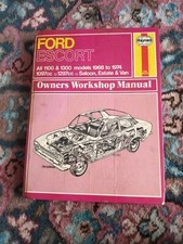 Ford Escort Mk1 Haynes Manual 1968 to 1974 1100 1300 E GT Sport Van Estate