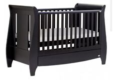 Used Tutti Bambini Lucas Sleigh Cot Bed (3 in 1) - Espresso 