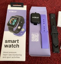 Celly Smart Watch Blood Pressure Heart Rate Monitoring for Sport Activities
