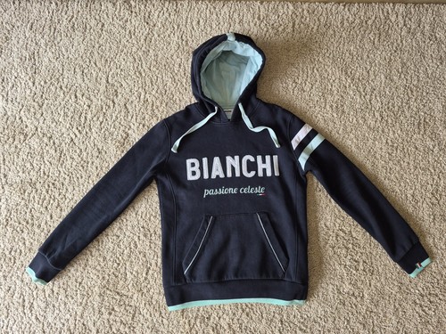 Bianchi hoodie sweatshirt navy - hoodie,