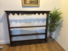 Early Antique  Plate Rack Wall