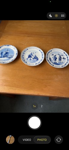 Signed royal delft - signed, christmas