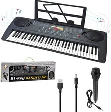 Black 61 Key Kids Music