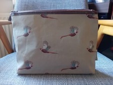 Sophie Allport Toiletries Bag, Pheasants, BRAND NEW